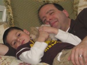 033 A little snuggle time with Uncle Dave!